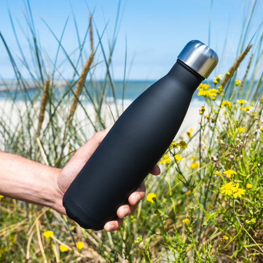 Cilio thermosfles DELUXE 650 ml, mat zwart Cilio thermosfles DELUXE 650 ml, mat zwart